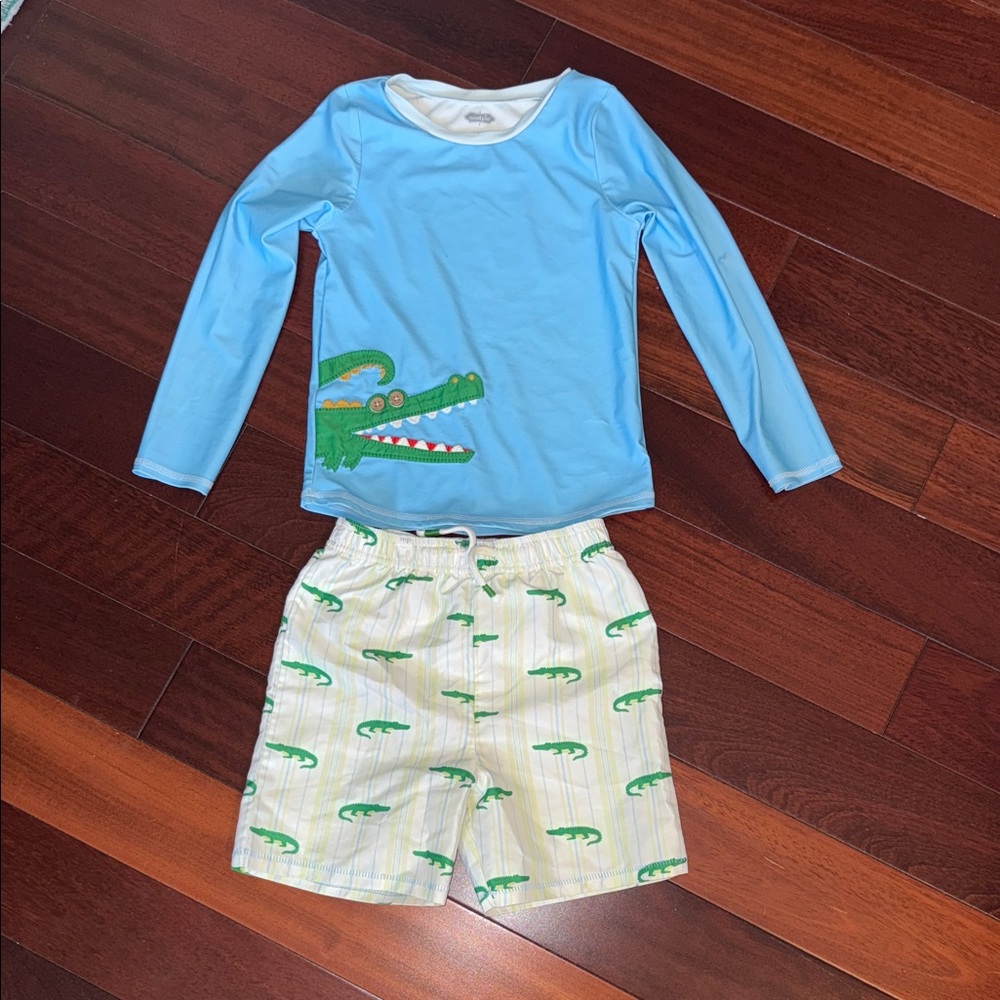 Mud Pie Alligator Swim Set